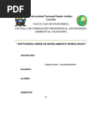 Softwares de Modelamiento Hidrologico