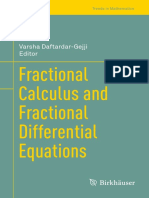 (Trends in Mathematics) Daftardar-Gejji, Varsha (Ed.) - Fractional Calculus and Fractional Differential Equations-Springer International Publishing (2019)