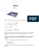 Lagrange Multipliers: Navigation Search