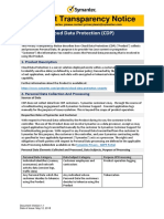 Cloud Data Protection CDP Transparency Notice en