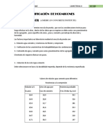 Dosificación de Hormigón