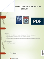 Introduction To Fundamental Concepts About Cam Design