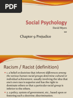 Chapter 9 Prejudice: David Myers 11e