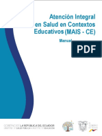 Manual de Atención Integral en Salud en Contextos Educativos - MAIS-CE