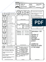 Character Sheet - Duergar