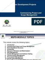 MSDP-02-Commencing Project and Scope-LV1