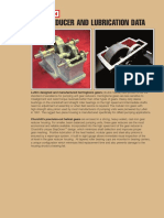 Gear Reducer and Lubrication Data