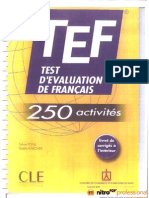 Test D Evaluation de Francais 250 Activit S