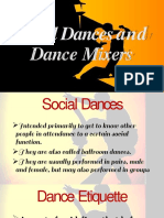 Social Dances and Dance Mixers