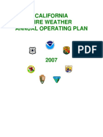 California Fire Weather Annual Operating Plan (2007)