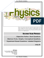 Physics 2nd Year - Objective Mcqs - Ali Raza - Ark