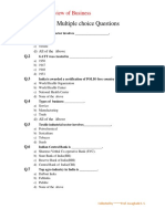 Chapter 1 - Overview of Business MCQS Management