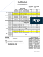 UG CE-2017 (Sec-A) : Programme - Fall Semester 2019 (Wef 23 Sep 2019)