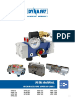 User Manual: High Pressure Water Pumps