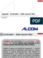 Supplier Controlled - Safe Launch Plan