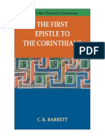 Black S New Testament Commentary The First Epistle To The Corinthians C K Barrett PDF