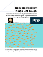 How To Be More Resilient