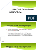 Overview of The Family Planning Program: Operational Guide For Recording and Reporting