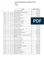 List of Buyers According To Move in Date