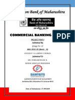 A Study On Bank of Maharashtra: Commercial Banking System