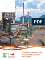 Jharkhand Industrial and Investment Promotion Policy 2016