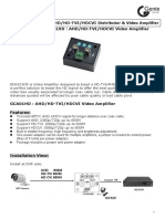 Manual GCA01HD Video Amplifier