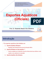 Aula - Esportes Aquáticos Oficiais