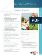 Benefits of Physical Activity Fact Sheet PDF