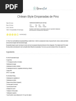 Chilean Empanadas de Pino Recipe