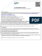 (2009) PREUSS - Addressing Sustainable Development Through Public Procurement - The Case of Local Government