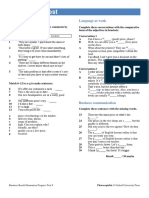 9 - Progress Test: Working With Words Language at Work