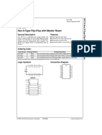 74F174 Hex D-Type Flip-Flop With Master Reset: General Description Features