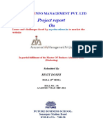 Project Report On: Assurence Nfo Management Pvt. LTD