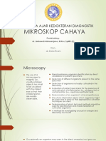 Mikroskop Cahaya: Tugas Mata Ajar Kedokteran Diagnostik