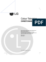 Colour Television: Owner'S Manual