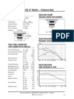 GT5-12D 12" Woofer - Technical Data: Specifications Sealed Box Volume (Includes Driver Displacement)