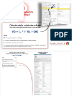 Calculo Caida de Voltaje Revit PDF