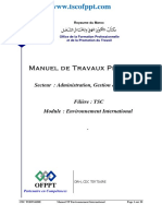 Manuel TP Environnement International TSC Ofppt PDF