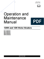 Operation and Maintenance Manual: 120M and 12M Motor Graders