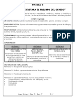 Unidad 3 "El Lenguaje Evitara El Triunfo Del Olvido": Lengua Castellana - Unidad 3 - Grado 11 No. 1