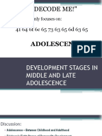 Development Stages in Middle and Late DEMO