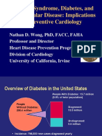 Metabolic Syndrome, Diabetes, and Cardiovascular Disease: Implications For Preventive Cardiology