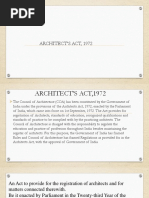 Architects Act 1972 Final