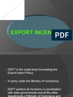 Export Incentives