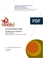 ACCOUNTING FAIR - Soal Babak 1 Penyisihan Online