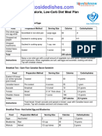 1200 Calorie Low Carb Diet Meal Plan