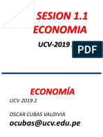 2do Ciclo UCV Division, Sistema Económico y Flujo Circular