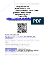 Nism Mutual Fund Study Notes PDF