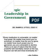 Strategic Leadership in Government: Dr. Ramir B. Uytico, Ceso Iv