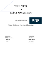 Final Term Paper Retail Vikas